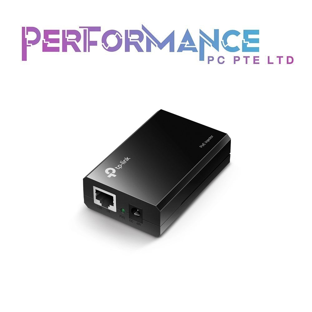 TP-LINK TL-PoE150S 802.3af Gigabit PoE Injector | Convert Non-PoE to PoE Adapter | Auto Detects the Required Power, up to 15.4W | Plug & Play | Distance Up to 100 meters (328 ft.) | Black (3 YEARS WARRANTY BY BAN LEONG TECHNOLOGIES PTE LTD)