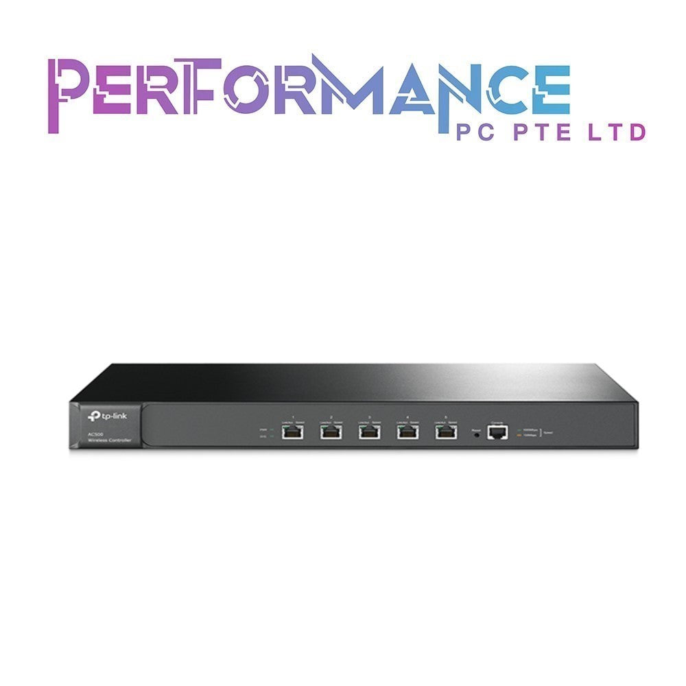 TP-LINK AC500 Wireless Controller, Manage up to 500 CAPs, Cavium, 5 Gigabit Ethernet Port, 1 Console Port, 1U 19-inch Rack-mountable Steel Case (3 YEARS WARRANTY BY BAN LEONG TECHNOLOGIES PTE LTD)