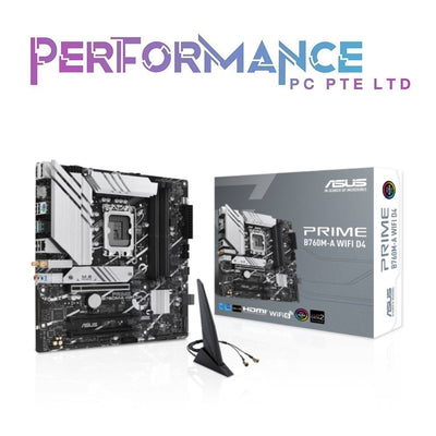 Asus Prime B760M-A WIFI D4 | B760M A WIFI Motherboard (3 YEARS WARRANTY BY AVERTEK ENTERPRISES PTE LTD)