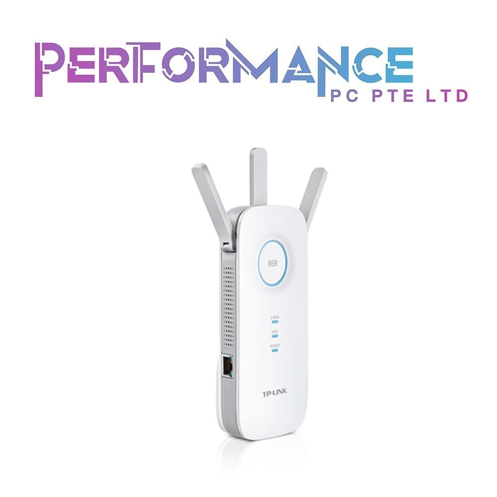 TP-Link AC1750 WiFi Extender (RE450), PCMag Editor's Choice, Up to 1750Mbps, Dual Band WiFi Repeater, Internet Booster, Extend WiFi Range further (3 YEARS WARRANTY BY BAN LEONG TECHNOLOGIES PTE LTD)