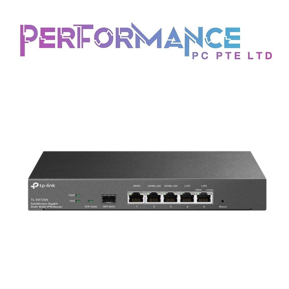 TP-Link ER7206 | Multi-WAN Professional Wired Gigabit VPN Router | Increased Network Capacity| SPI Firewall | Omada SDN Integrated | Load Balance | Lightning Protection (3 YEARS WARRANTY BY BAN LEONG TECHNOLOGIES PTE LTD)