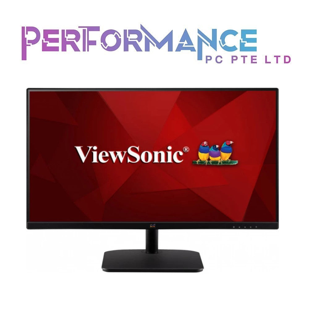 ViewSonic VA2406-H VA Series 24 inch Full HD LED Backlit VA Panel Frameless | Wide angle Monitor (Response Time: 4 ms, 60 Hz Refresh Rate) (3 YEARS WARRANTY BY KARIA TECHOLOGY PTE LTD)