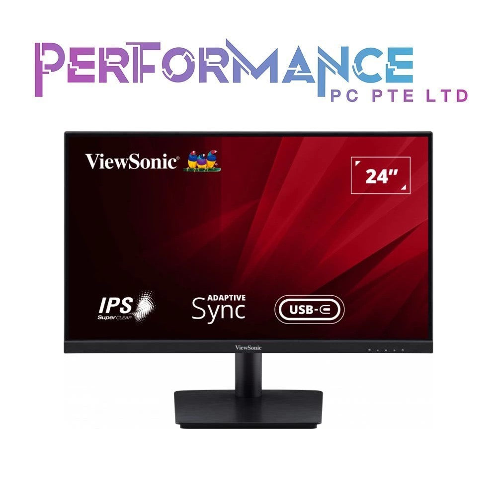 ViewSonic VA2409-MHU 24” Full HD Monitor with USB-C (3 YEARS WARRANTY BY KARIA TECHOLOGY PTE LTD)