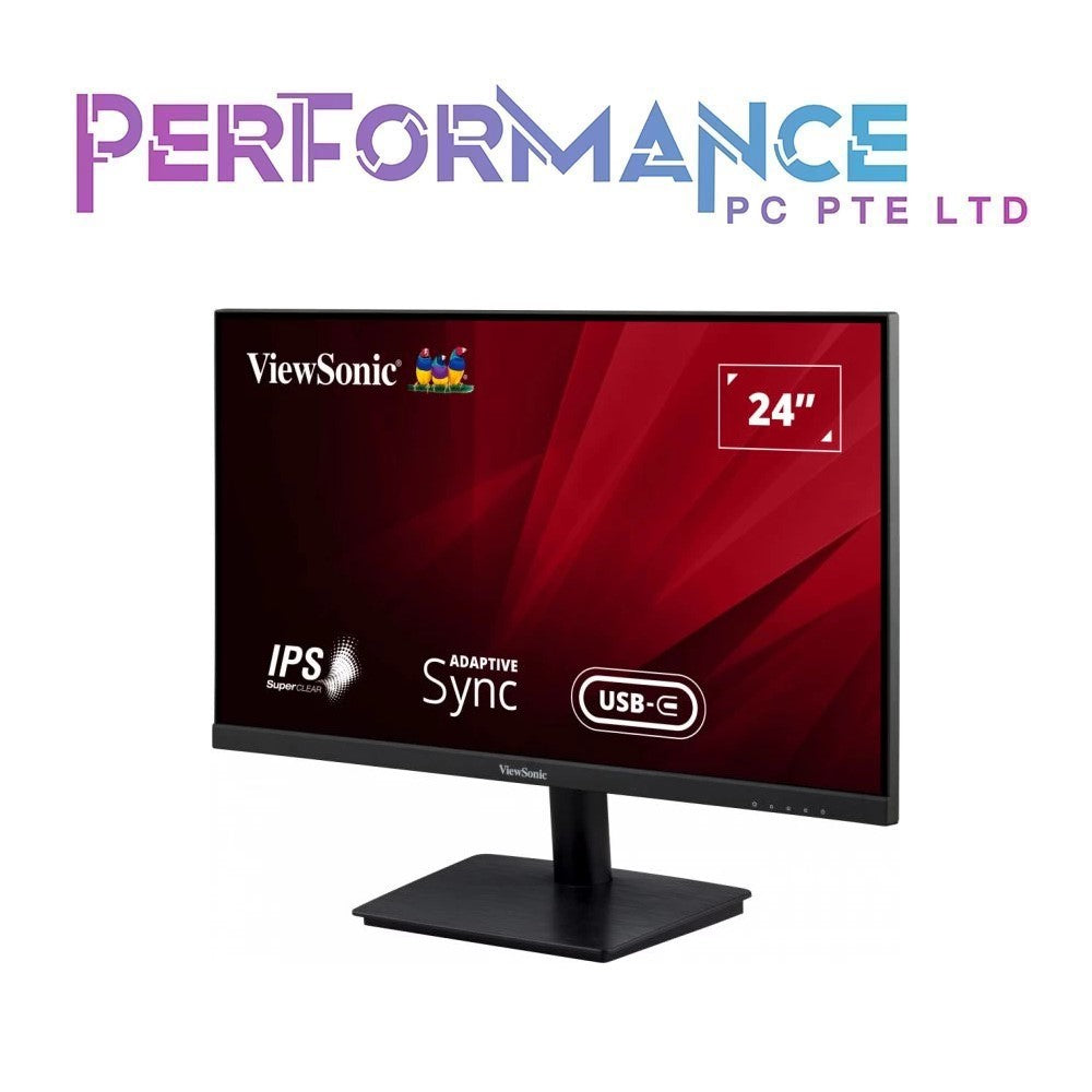 ViewSonic VA2409-MHU 24” Full HD Monitor with USB-C (3 YEARS WARRANTY BY KARIA TECHOLOGY PTE LTD)