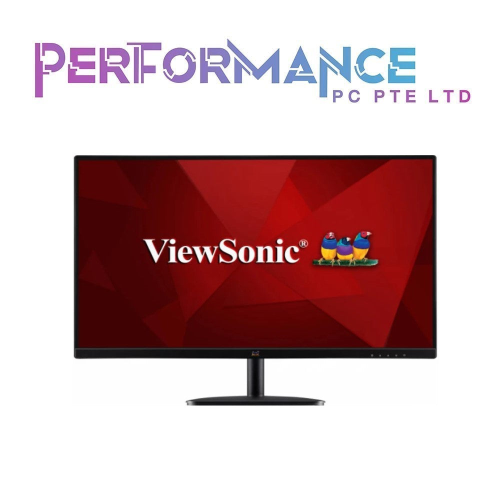 ViewSonic VA2732-MH - LED monitor - 27" (27" viewable) - 1920 x 1080 Full HD (1080p) 75 Hz - IPS - 250 cd,m² - 1000:1-4 ms - HDMI, VGA, Black (3 YEARS WARRANTY BY KARIA TECHOLOGY PTE LTD)