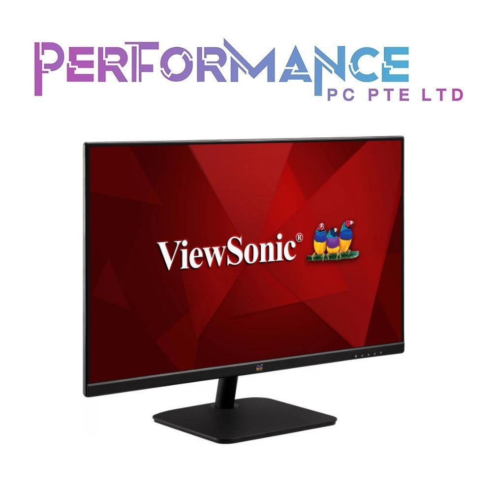 ViewSonic VA2732-MH - LED monitor - 27" (27" viewable) - 1920 x 1080 Full HD (1080p) 75 Hz - IPS - 250 cd,m² - 1000:1-4 ms - HDMI, VGA, Black (3 YEARS WARRANTY BY KARIA TECHOLOGY PTE LTD)