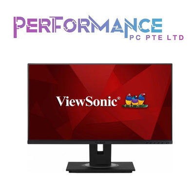 ViewSonic VG2455 24" IPS Full HD Type C Docking Monitor with USB 3.1, HDMI, DP, VGA, 40 Degree Tilt, Pan & Height Adjustments, for Home and Office (3 YEARS WARRANTY BY KARIA TECHOLOGY PTE LTD)