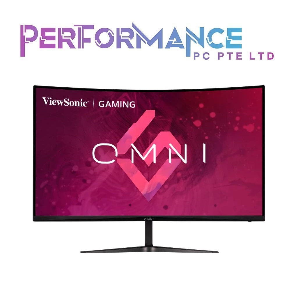 ViewSonic OMNI VX3218-PC-MHD 32 Inch Curved 1080p 1ms 165Hz Gaming Monitor with Adaptive Sync, Eye Care, HDMI and Display Port (3 YEARS WARRANTY BY KARIA TECHOLOGY PTE LTD)