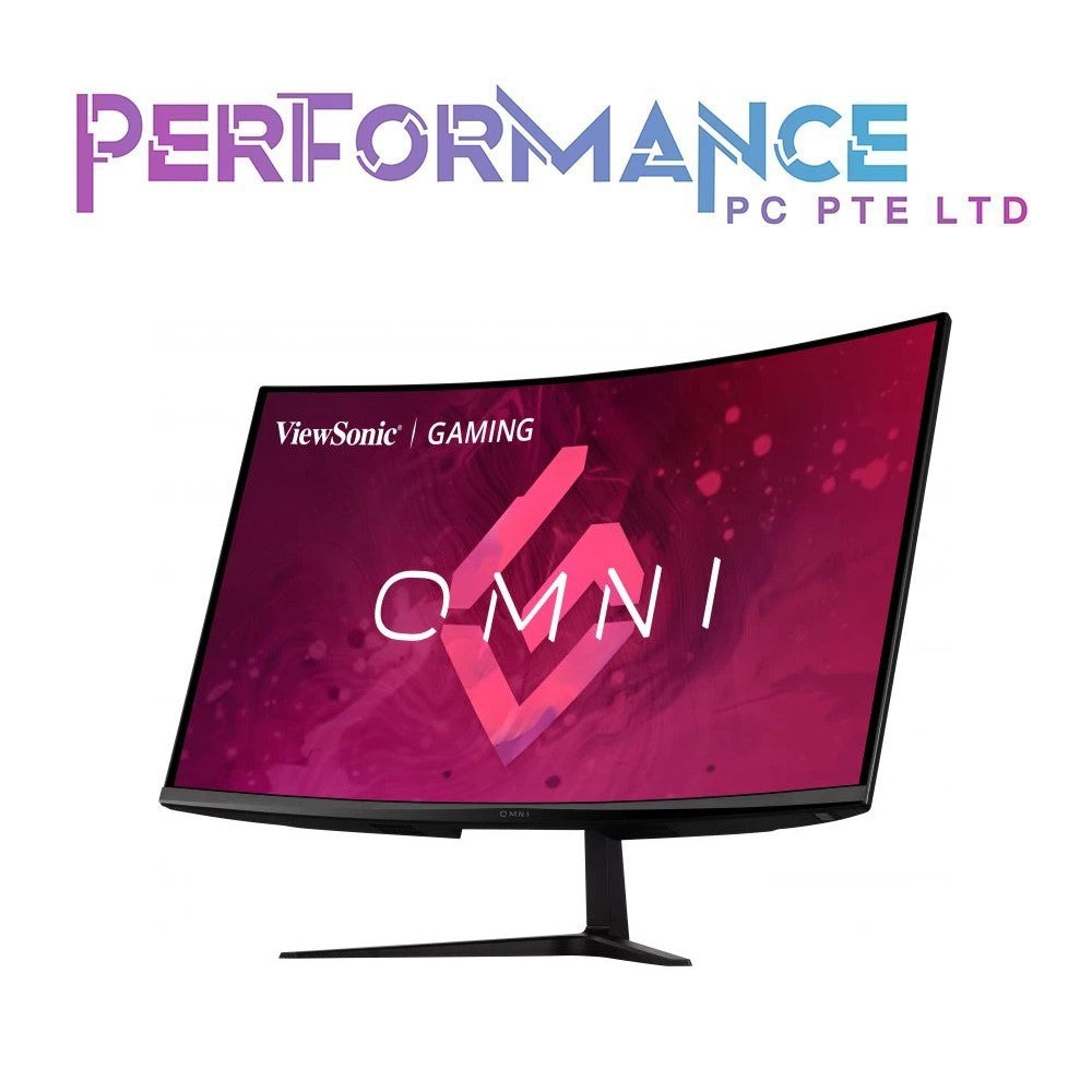 ViewSonic OMNI VX3218-PC-MHD 32 Inch Curved 1080p 1ms 165Hz Gaming Monitor with Adaptive Sync, Eye Care, HDMI and Display Port (3 YEARS WARRANTY BY KARIA TECHOLOGY PTE LTD)