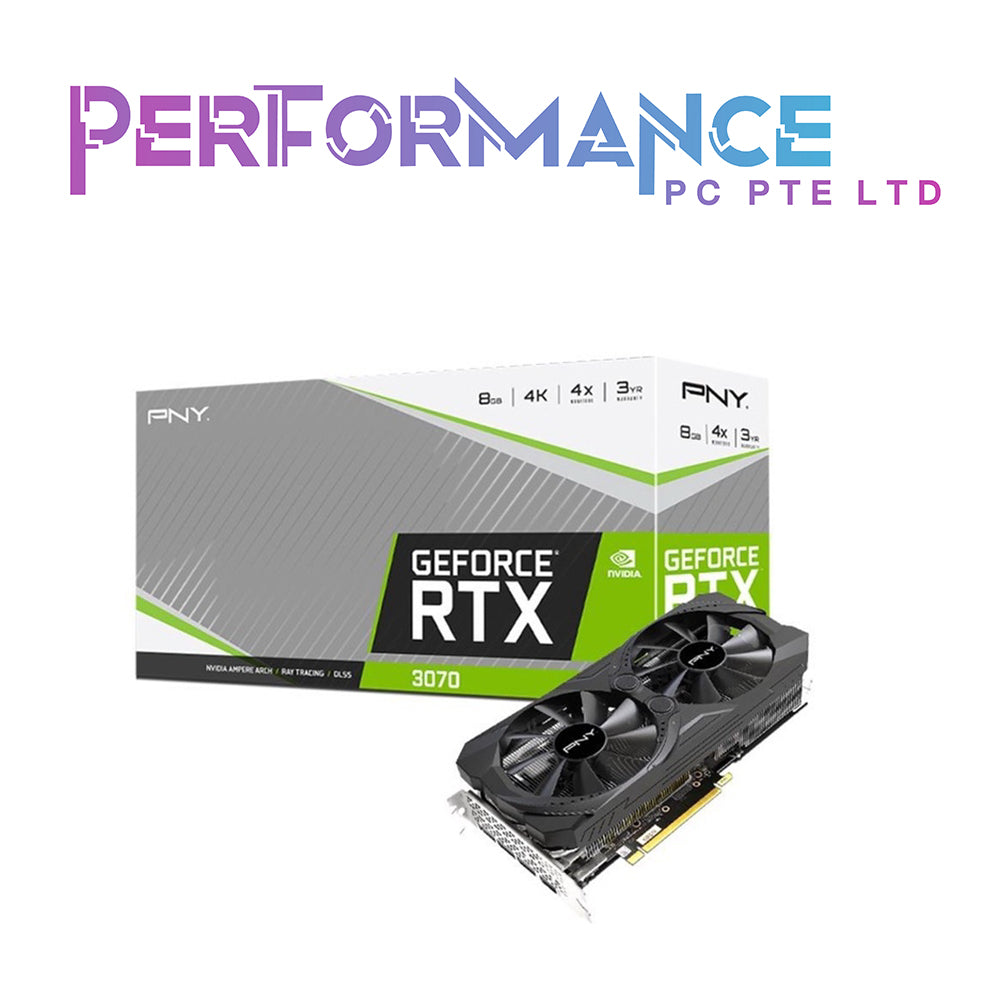 PNY GeForce RTX 3070 LHR 8GB Dual Fan PB (3 YEARS WARRANTY BY TECH DYNAMIC PTE LTD)