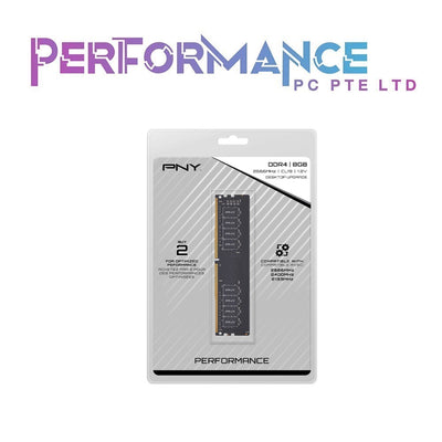 PNY 4GB/8GB/16GB Performance DDR4 2666MHz Desktop Memory (Single Pack) (LIFETIME WARRANTY BY KARIA TECHNOLOGY PTE LTD)