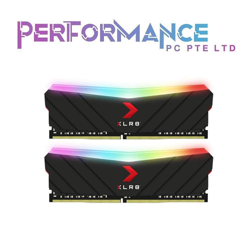 PNY XLR8 Gaming EPIC-X RGB DDR4 3600MHz Desktop Memory Black/White 16GB (2x8GB) – (MD16GK2D4360018XRGB)/(MD16GK2D4360016XWRGB) (LIFETIME WARRANTY BY KARIA TECHNOLOGY PTE LTD)