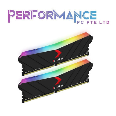 PNY XLR8 Gaming EPIC-X 16GB/32GB (2x8GB)/(2x16GB) RGB DDR4 DRAM 3200MHz (PC4-25600) CL16 1.35V RGB Dual Channel Desktop (DIMM) Memory – MD16GK2D4320016XRGB/MD32GK2D4320016XRGB (LIFETIME WARRANTY BY KARIA TECHNOLOGY PTE LTD)