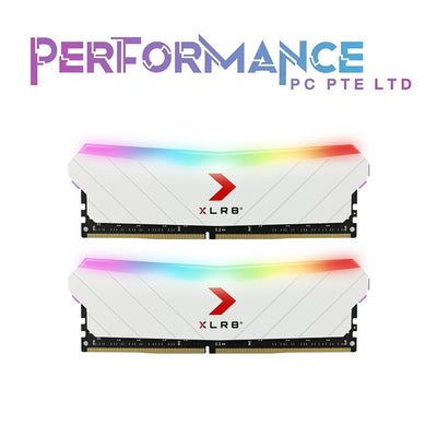 PNY XLR8 Gaming EPIC-X RGB DDR4 3600MHz Desktop Memory Black/White 16GB (2x8GB) – (MD16GK2D4360018XRGB)/(MD16GK2D4360016XWRGB) (LIFETIME WARRANTY BY KARIA TECHNOLOGY PTE LTD)