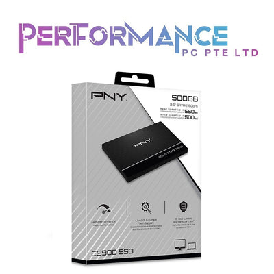 PNY CS900 240GB/480GB/500GB/1TB 3D NAND 2.5" SATA III Internal Solid State Drive (SSD) (3 YEARS WARRANTY BY KARIA TECHNOLOGY PTE LTD)
