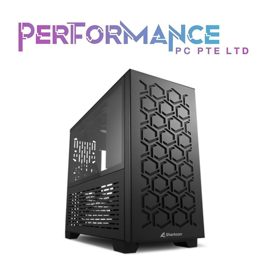 Sharkoon MS-Y1000 Black (MATX) 3 x 120mm Fans/ 1 x 80mm Fan (1 YEAR WARRANTY BY CORBELL TECHNOLOGY PTE LTD)