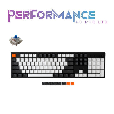 Keychron C2 104 Key Non-Backlit Wired Hot Swap Gateron Blue/Red/Brown Switch (1 YEAR WARRANTY BY TECH DYNAMIC PTE LTD)