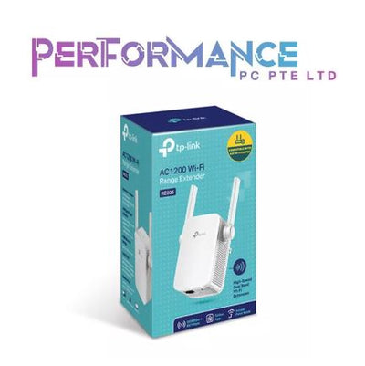 TP-Link RE305 | AC1200 WiFi Range Extender | Up to 1200Mbps | Dual Band WiFi Extender, Repeater, Wifi Signal Booster, Access Point| Easy Set-Up | Extends Internet Wifi to Smart Home & Alexa Devices (3 YEARS WARRANTY BY BAN LEONG TECHNOLOGIES PTE LTD)