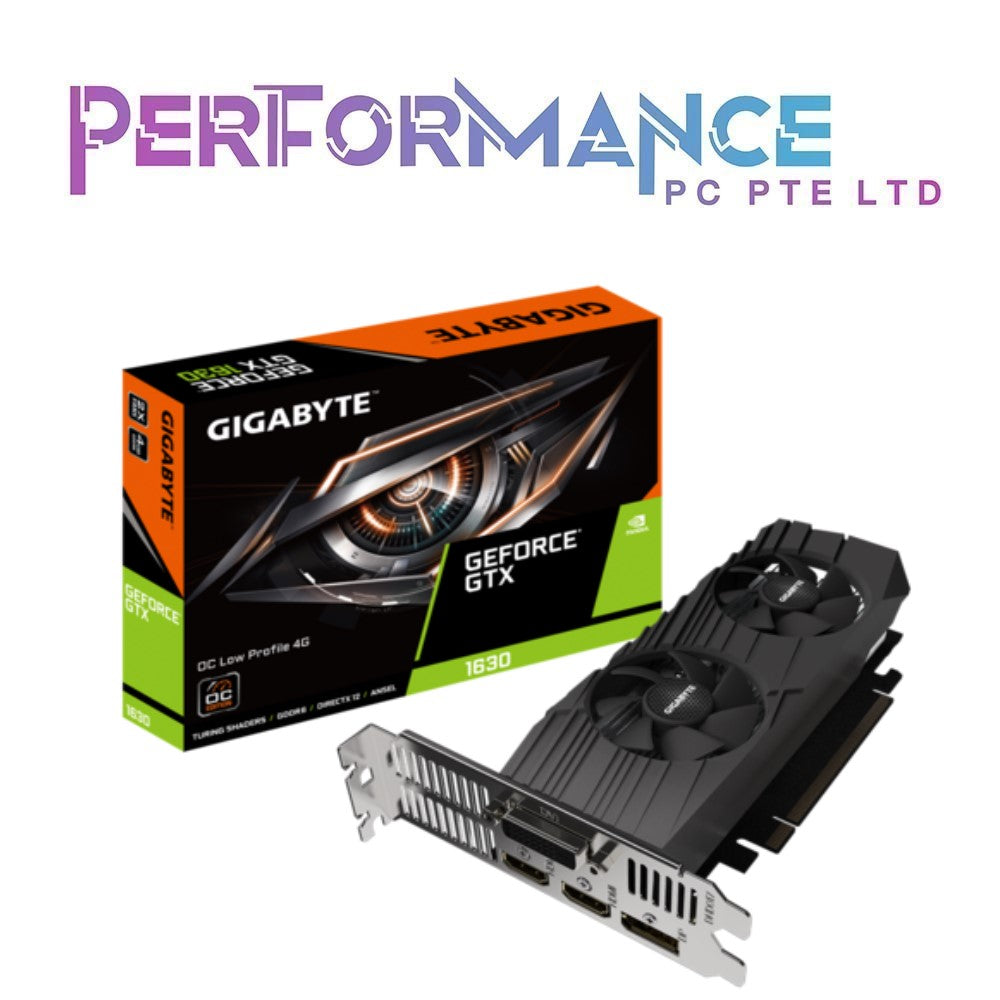 Gigabyte GeForce GTX 1630 OC Low Profile 4G (3 YEARS WARRANTY BY CDL TRADING PTE LTD)