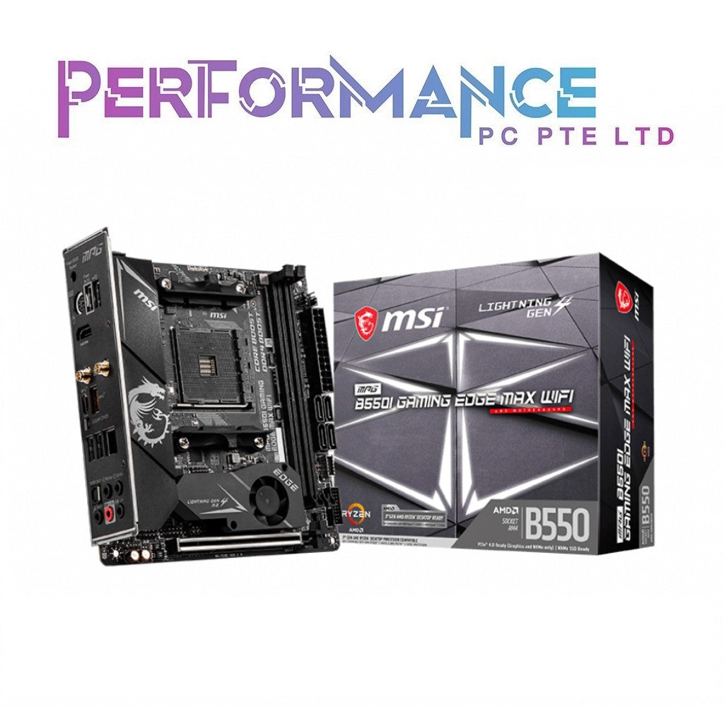 MSI MPG B550I Gaming Edge MAX Wifi (3 YEARS WARRANTY BY CORBELL TECHNOLOGY PTE LTD)