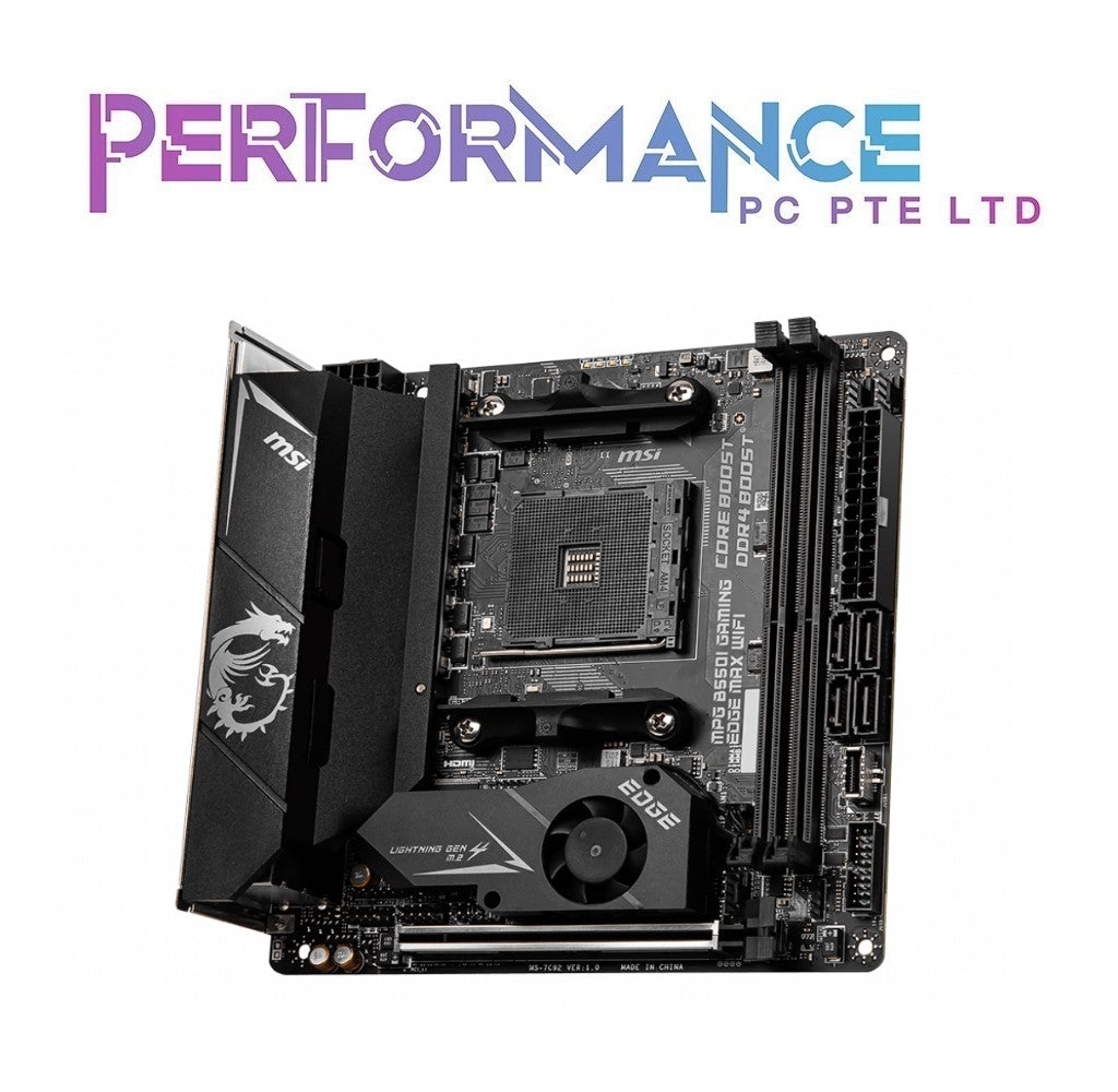 MSI MPG B550I Gaming Edge MAX Wifi (3 YEARS WARRANTY BY CORBELL TECHNOLOGY PTE LTD)