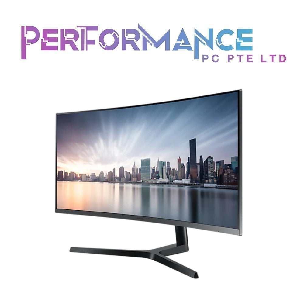 Samsung LC34H890WGEXXS 34" 3440 x 1440, 4ms Premium Curved Business Monitor With Perfect Multi-tasking & Viewing Comfort (3 YEARS WARRANTY BY BAN LEONG TECHNOLOGIES PTE LTD)