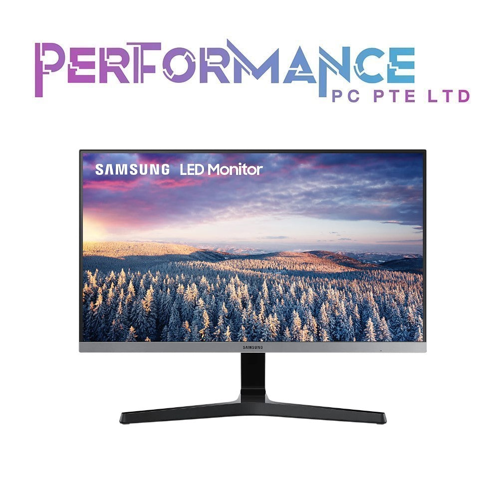 SAMSUNG LS24R350FZEXXS Full HD Bezel-Less Monitor with IPS Panel, 24", 1,920 x 1,080, 5ms, 75hz Dark Blue Gray (3 YEARS WARRANTY BY BAN LEONG TECHNOLOGIES PTE LTD)