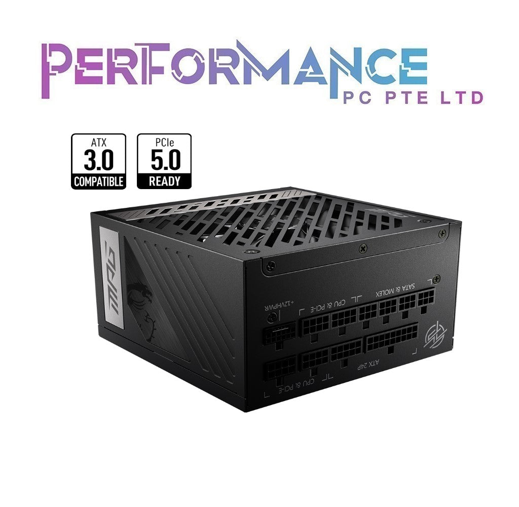 MSI MPG A1000G A 1000G A1000 G 1000W 1000 W ATX3.0 ATX 3.0 PCIE5 PSU POWER SUPPLY UNIT (10 YEARS WARRANTY BY CORBELL TECHNOLOGY PTE LTD)