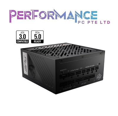 MSI MPG A1000G A 1000G A1000 G 1000W 1000 W ATX3.0 ATX 3.0 PCIE5 PSU POWER SUPPLY UNIT (10 YEARS WARRANTY BY CORBELL TECHNOLOGY PTE LTD)