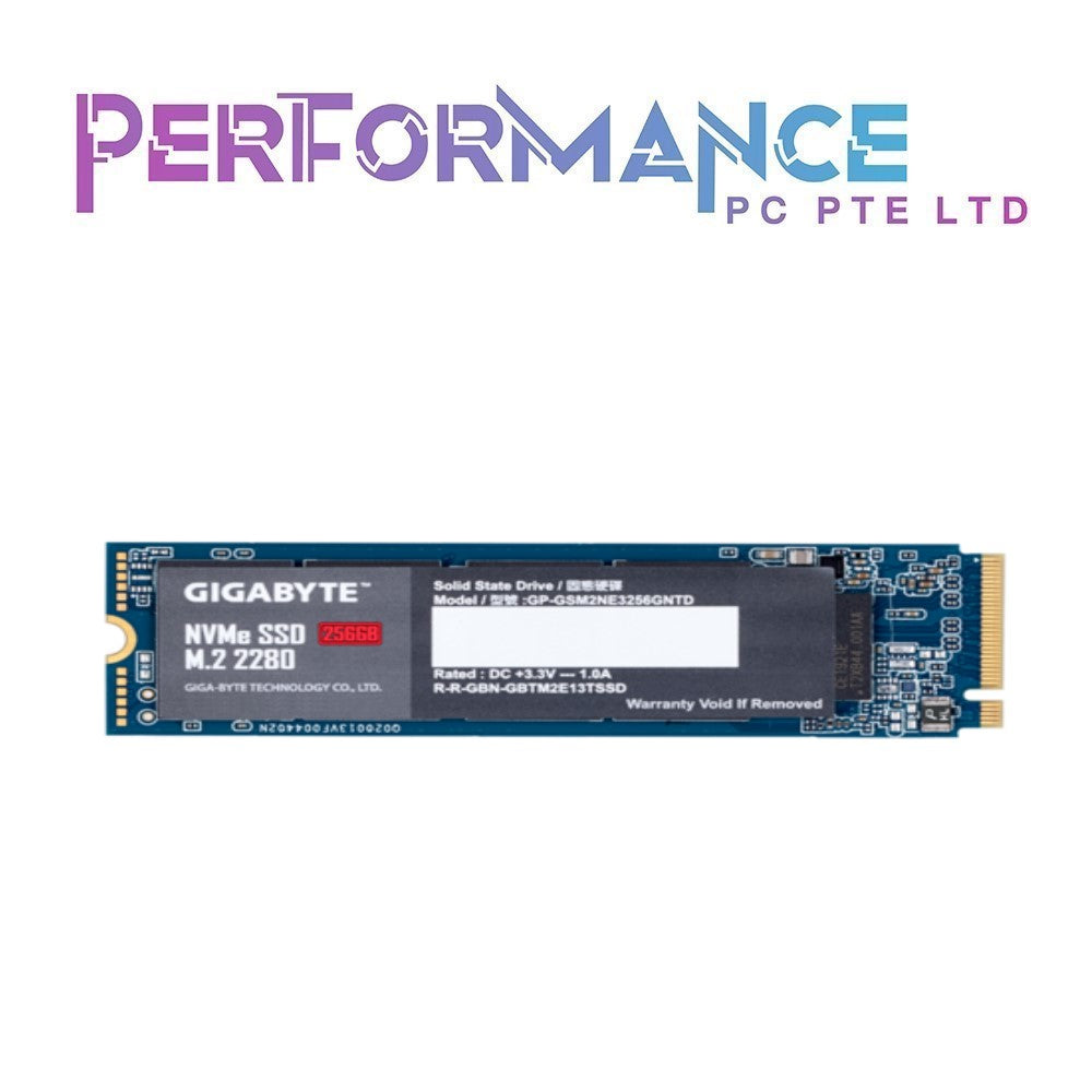 GIGABYTE NVMe SSD Gen 3 NVMe 1.3 PCIe 3.0x4 250GB/500GB/1TB M.2 SSD (R1700 / W1100) (5 YEARS WARRANTY BY CDL TRADING PTE LTD)