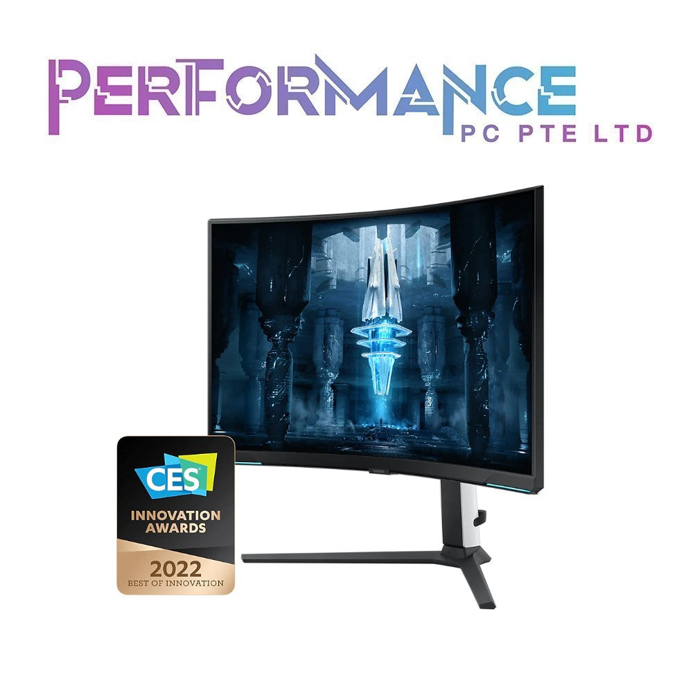 Samsung LS32BG852NEXXS 32" UHD monitor with 240Hz refresh rate and Quantum Mini-LED, 3,840 x 2,160, 1ms (3 YEARS WARRANTY BY BAN LEONG TECHNOLOGIES PTE LTD)