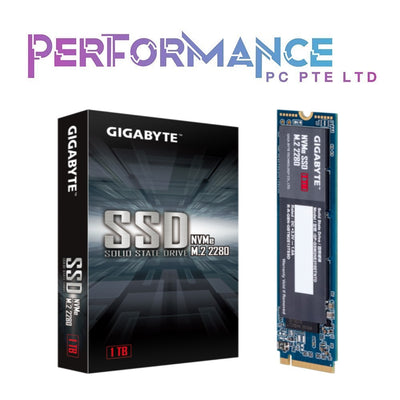 GIGABYTE NVMe SSD Gen 3 NVMe 1.3 PCIe 3.0x4 250GB/500GB/1TB M.2 SSD (R1700 / W1100) (5 YEARS WARRANTY BY CDL TRADING PTE LTD)