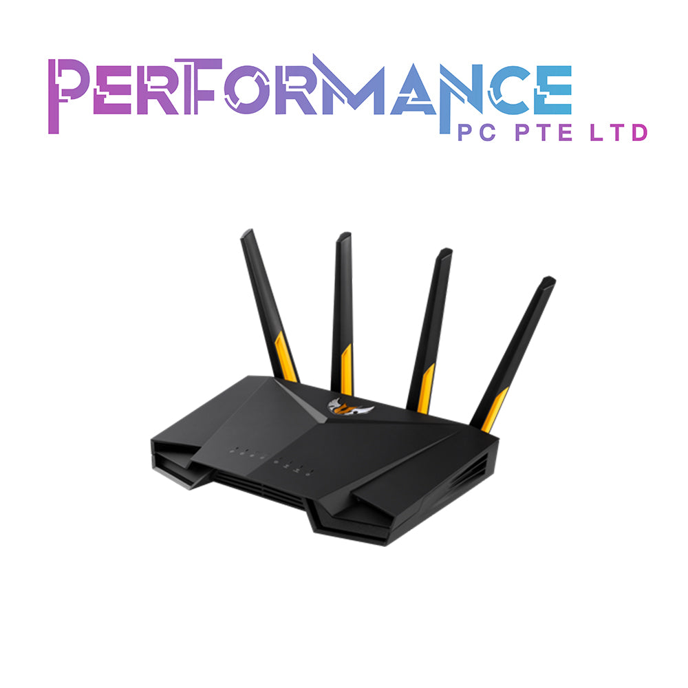 ASUS TUF-AX3000 AX3000 Dual Band WiFi 6 (802.11ax) Gaming Router, dedicated gaming port, prioritize game traffic by Gear Accelerator, support AiMesh Whole Home Mesh WiFi, Mobile Game Boost (3 YEARS WARRANTY BY AVERTEK ENTERPRISES PTE LTD)