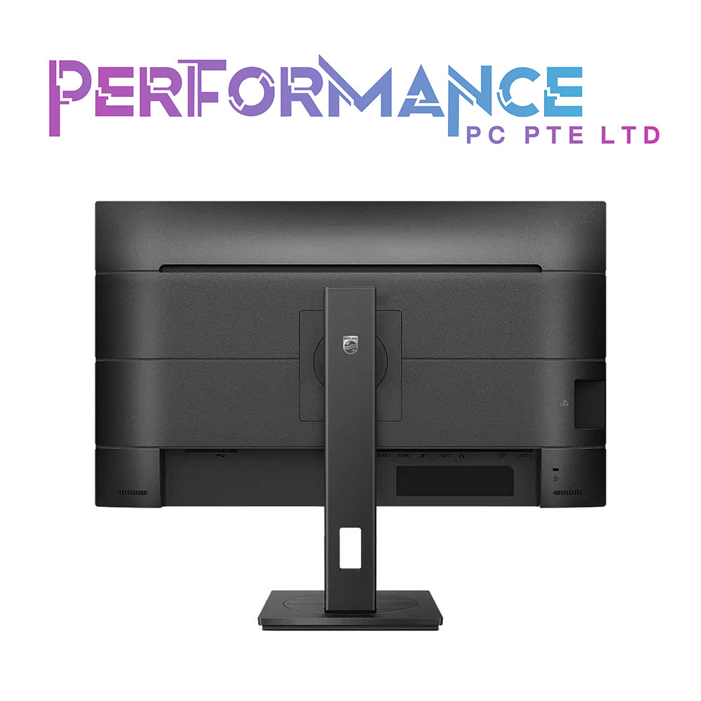 PHILIPS 279P1 27 inch UHD 4K IPS Monitor / 3840 x 2160, 60 Hz, 4ms GTG, HDMI2.0x2, USB-C 3.2 Gen 2x1, RJ45, Height Adjustable, Pivotable, Built-in Speaker (3 YEARS WARRANTY BY CORBELL TECHNOLOGY PTE LTD)