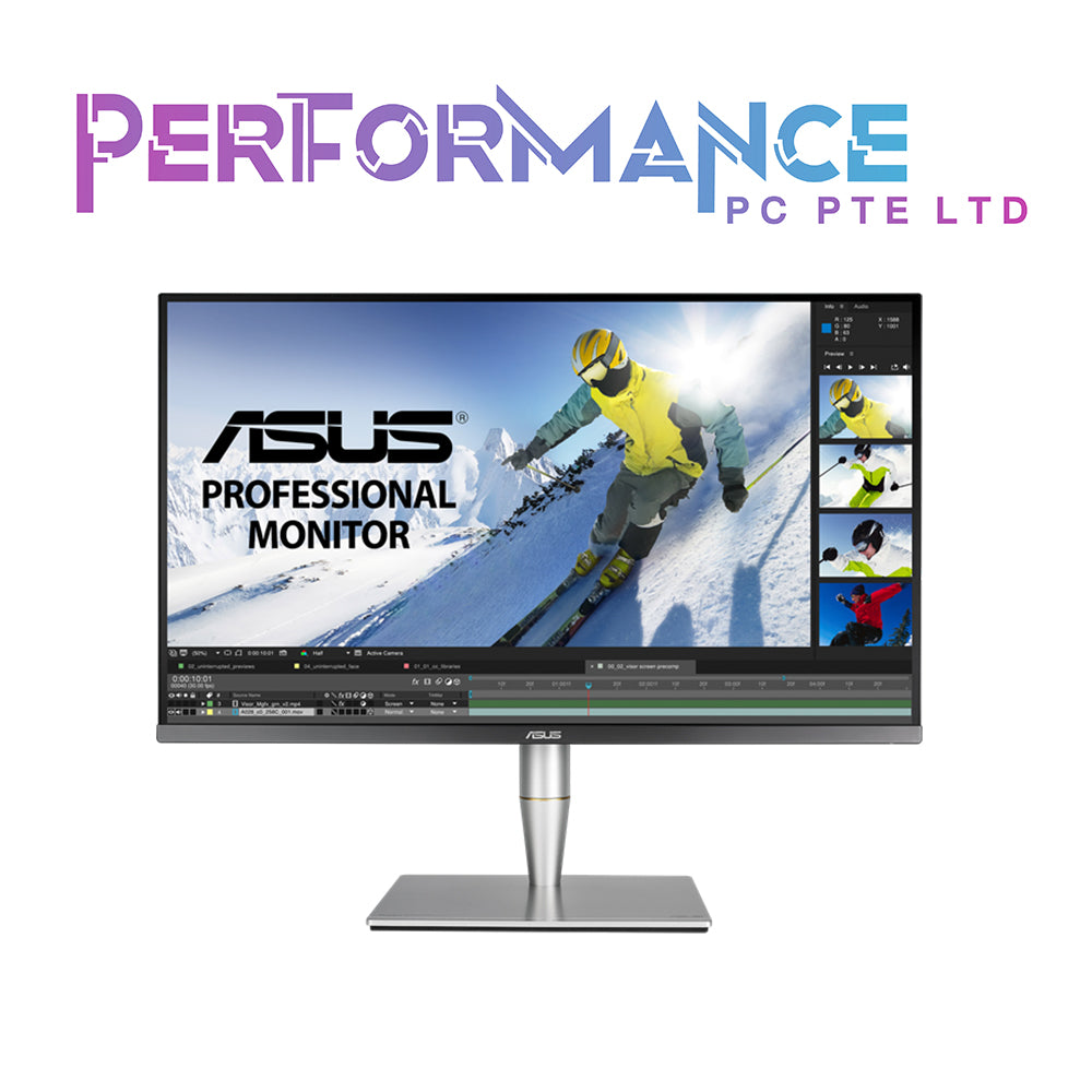 ASUS ProArt PA32UC 4K HDR Professional Monitor - 32 inch, 4K, HDR, direct-LED, 384 Zones Local Dimming, Rec.2020, 95% DCI-P3, Hardware Calibration, Thunderbolt 3, Ultra HD Premium (3 YEARS WARRANTY BY AVERTEK ENTERPRISES PTE LTD)