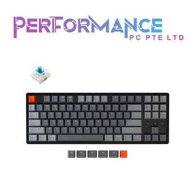 Keychron K8 87 Key Wireless Keyboard RGB/NON-Backlit Aluminum Frame Hot swap Gateron Brown/Red/Blue Switch (1 YEAR WARRANTY BY TECH DYNAMIC PTE LTD)