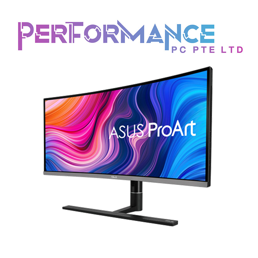 ASUS ProArt PA34VC Curved Professional Monitor - 34.1-inch, UWQHD, 1900R Curvature, HDR-10, 100% sRGB, Color Accuracy ΔE &lt; 2, Hardware Calibration, Thunderbolt 3, 100Hz, Adaptive-Sync, Ergonomic Design (3 YEARS WARRANTY BY AVERTEK ENTERPRISES PTE LTD)