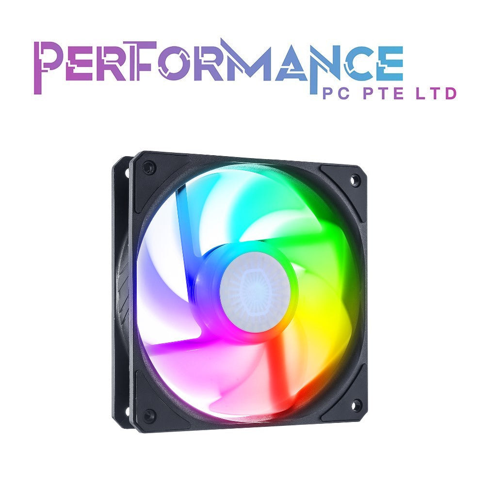 COOLERMASTER SICKLEFLOW 120 PWM ARGB REVERSE FAN (2 YEARS WARRANTY BY BAN LEONG TECHNOLOGIES PTE LTD)