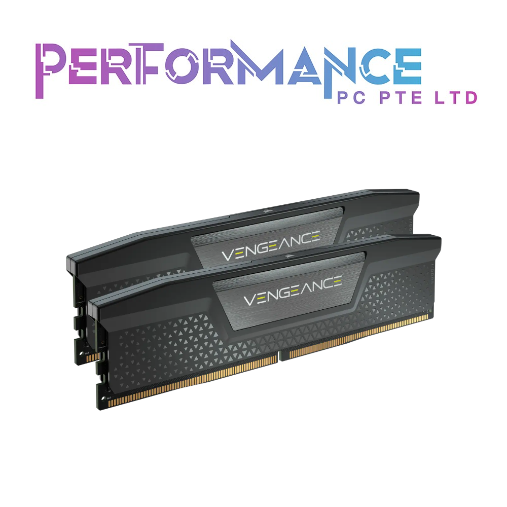 CORSAIR VENGEANCE DDR5 64GB (2x32GB) DDR5 6000Mhz C40 1.25V Desktop Memory Optimized for AMD (LIMITED LIFETIME WARRANTY BY CONVERGENT SYSTEMS PTE LTD)