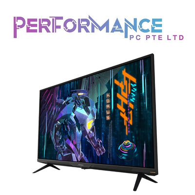 GIGABYTE AORUS FV43U 4K 144HZ MONITOR 43" VA QLED UHD 4K 1ms 144Hz 3840*2160 HDR1000 KVM GAMING MONITOR 12w Speaker*2 Wall-mount 200*200 (3 YEARS WARRANTY BY CDL TRADING PTE LTD)