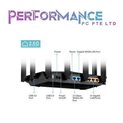 TP-Link Archer AX95 AX7800 Tri-Band 8-Stream Wi-Fi 6 Router (3 YEARS WARRANTY BY BAN LEONG TECHNOLOGIES PTE LTD)