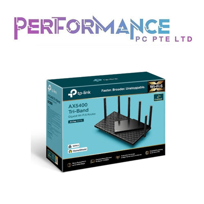 Archer AX75 AX5400 Tri-Band Wi-Fi 6 Router (3 YEARS WARRANTY BY BAN LEONG TECHNOLOGIES PTE LTD)