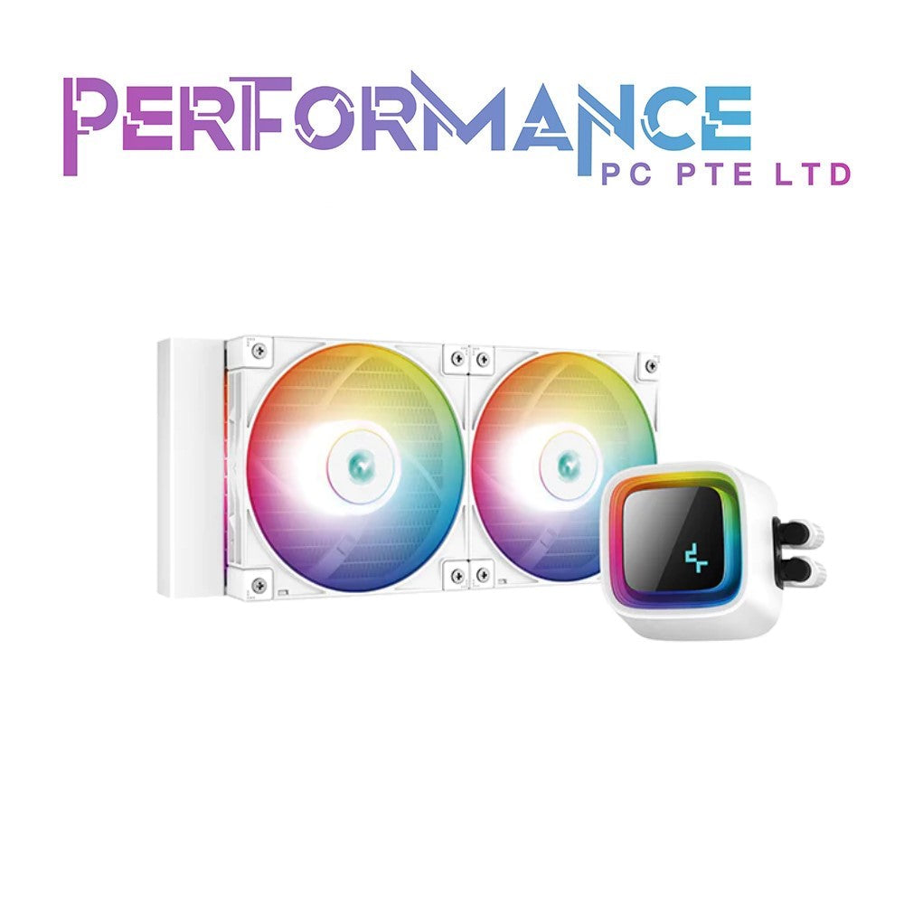 Deepcool LS520 AIO 240mm AIO with 2 x FC120 ARGB Fans, Latest 4th Gen water pump for optimal coolant flow, Infinity mirror pump cap design which are rotatable  (3 YEARS WARRANTY BY TECH DYNAMICS PTE LTD)