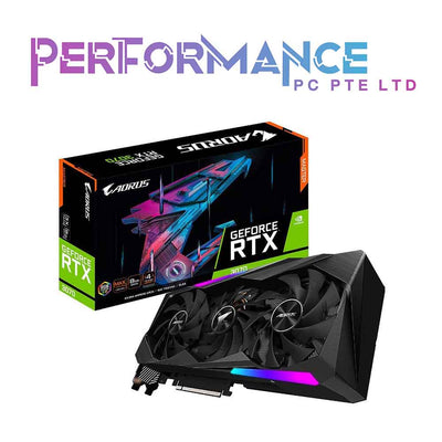 GIGABYTE AORUS GeForce RTX 3070 Ti Master 8G Graphics Card, MAX-Covered Cooling, 8GB 256-bit GDDR6X, GV-N307TAORUS M-8GD Video Card (4 YEARS WARRANTY BY CDL TRADING PTE LTD)