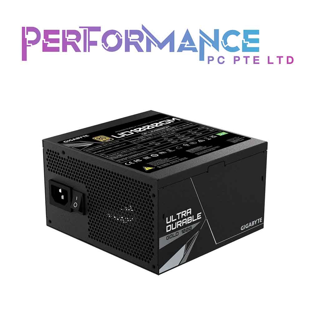 GIGABYTE 1000GM PG5 1000W PCIe 5.0 80 Plus Gold Certified Fully Modular Power Supply (10 YEARS WARRANTY BY CLD TRADING PTE LTD)