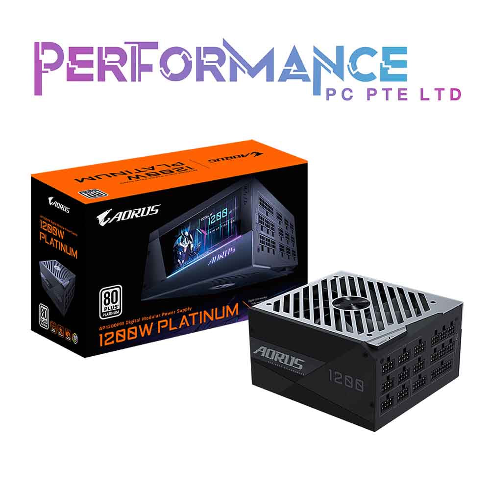 GIGABYTE GP-AP1200PM 1200W 80 Plus Platinum Certified Fully Modular Power Supply (10 YEARS WARRANTY BY CLD TRADING PTE LTD)