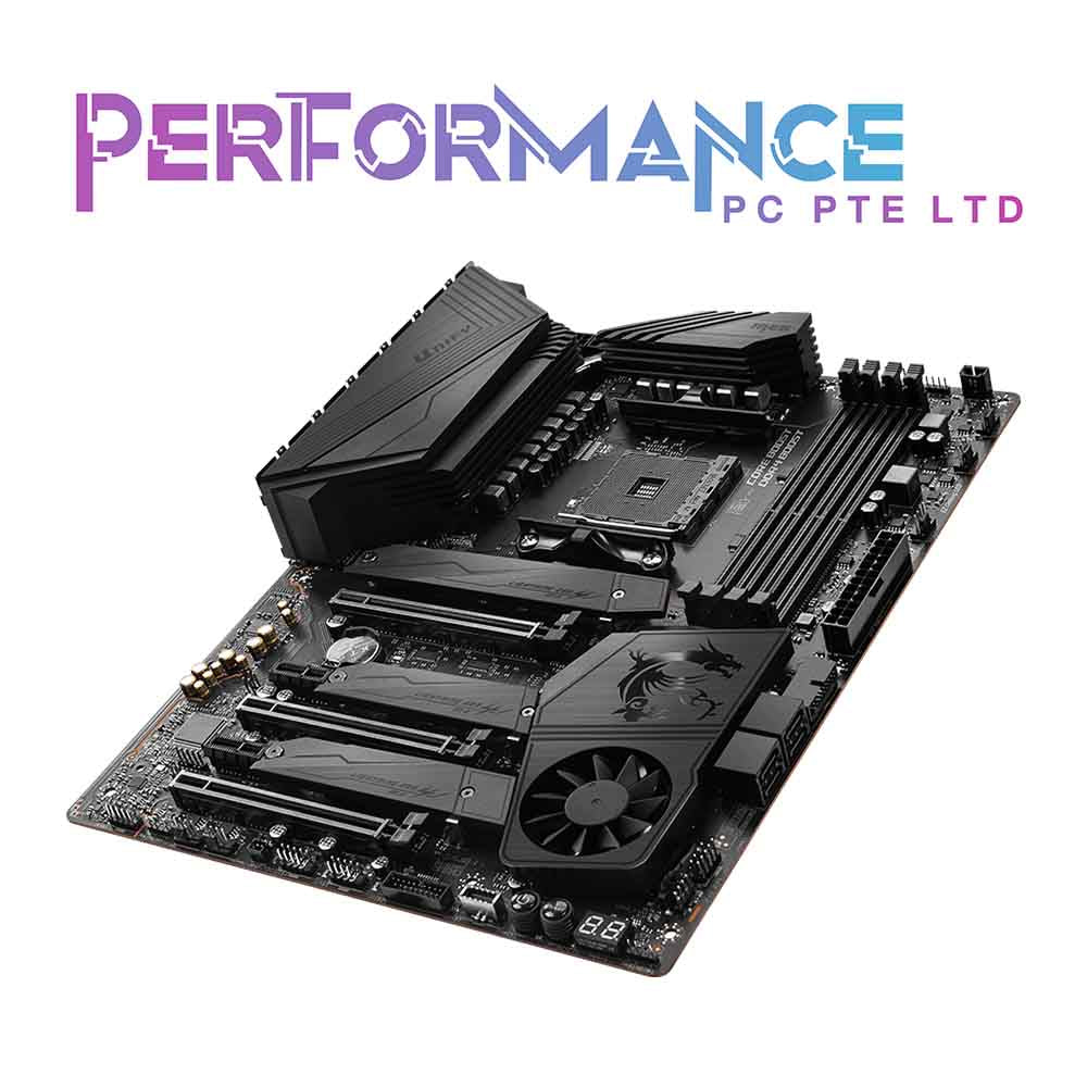 MSI Meg X570 Unify Motherboard (AMD AM4, DDR4, PCIe 4.0, SATA 6GB/s, M.2, USB 3.2 Gen 2, Ax Wi-Fi 6, Bluetooth 5, ATX) (3 YEARS WARRANTY BY CORBELL PTE LTD)