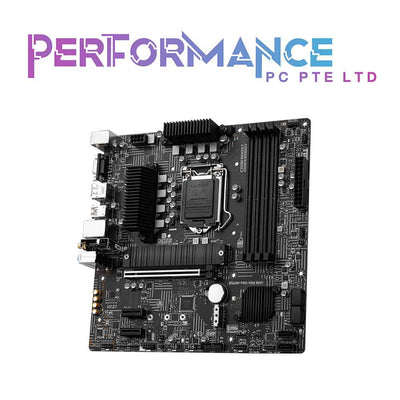 MSI B560M PRO-VDH WiFi (mATX, 11th/10th Gen Intel Core, LGA 1200 Socket, DDR4, PCIe 4, CFX, M.2 Slots, USB 3.2, 2.5G LAN, DP/HDMI) (3 YEARS WARRANTY BY CORBELL PTE LTD)