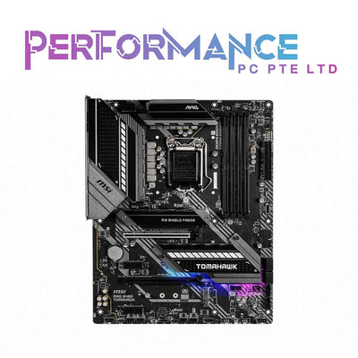 MSI MAG B460 Tomahawk Gaming Motherboard (ATX, 10th Gen Intel Core, LGA 1200 Socket, DDR4, CFX, Dual M.2 Slots, USB 3.2 Gen 2, 2.5G LAN, DP/HDMI, Mystic Light RGB) (3 YEARS BY CORBELL TECHNOLOGY PTE LTD)