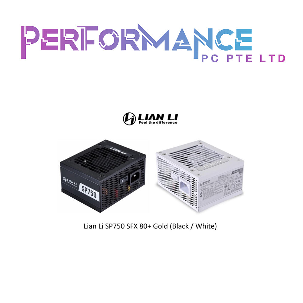 Lian Li SP750 Power Supply 750W PSU - 80 Plus Gold Full Modular Jap Capacitors Black/White (5 YEARS WARRANTY BY CORBELL TECHNOLOGY PTE LTD)